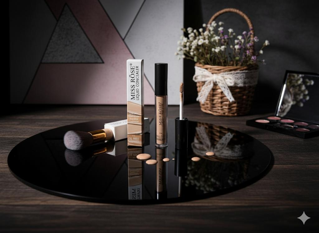 Miss Rose Liquid Concealer: Full Coverage, Waterproof Formula