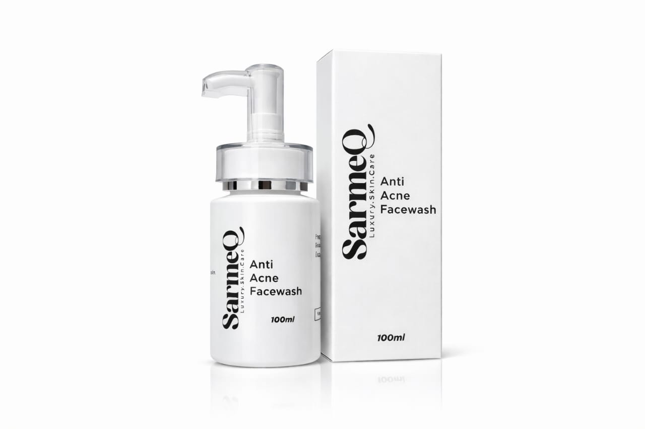 SarmeQ Anti Acne Facewash – Salicylic, Mandelic Acid & Niacinamide